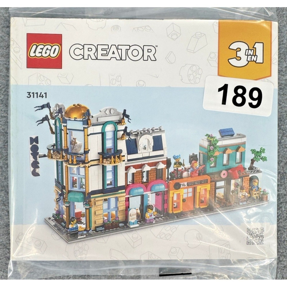 LEGO 31141 Creator 3 in 1 Main Street Instruction Manual Only OEM Original‎